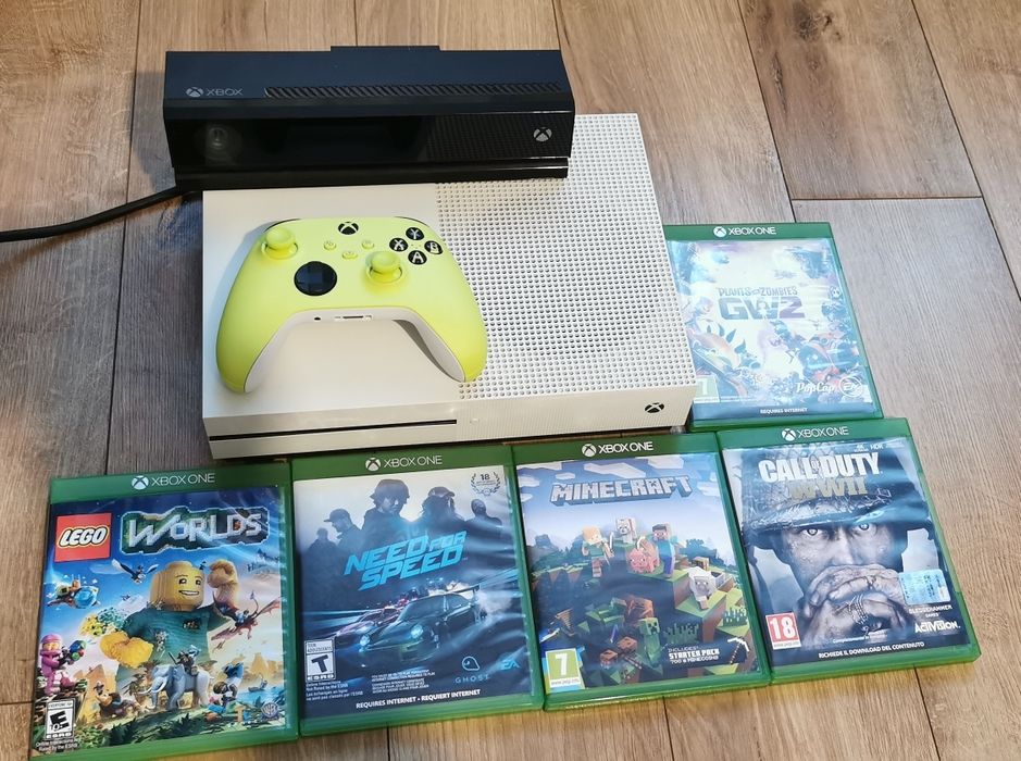 Vând Xbox One S 1TB + Kinect + Jocuri