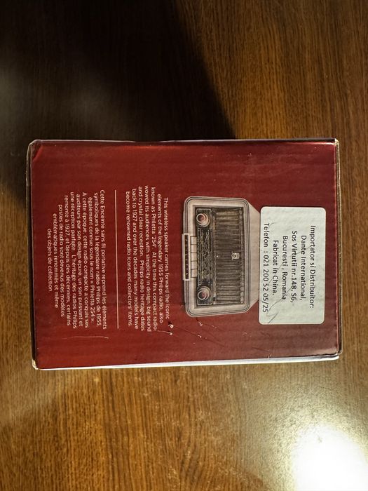 Phillips Bluetooth speaker 300 series Vintage style noua sigilata