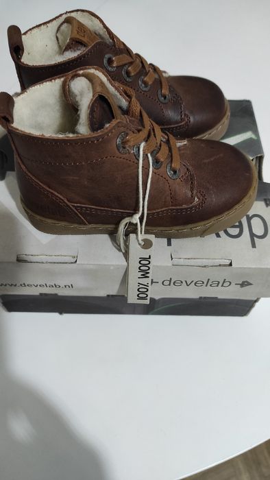 Нови зимни бебешки боти от естествена кожа номер 20