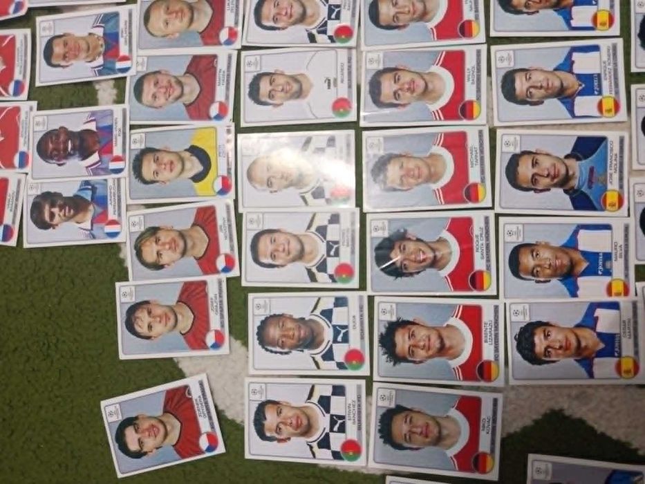 Стикери на Панини Евро 2012, 2016, FIFA World Cup 2018, 2026, Шампионска лига 2001/2002