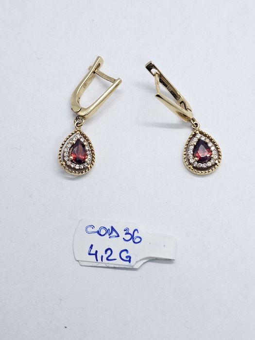 Vand cercei din aur 14k 4.2 g cod 36