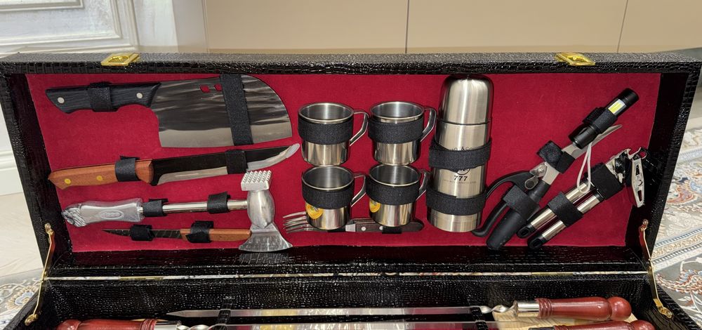 «Шашлычный набор» для пикника, абсолютно новая