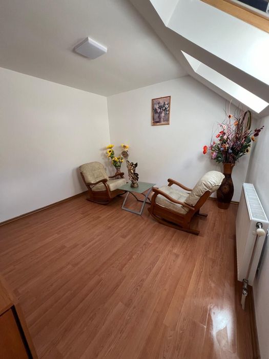 Spații comerciale și un apartament.