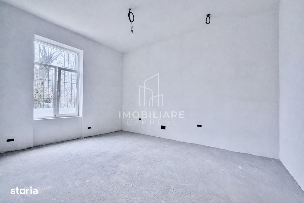 Apartament semifinisat avansat – 120 mp SEMICENTRAL.