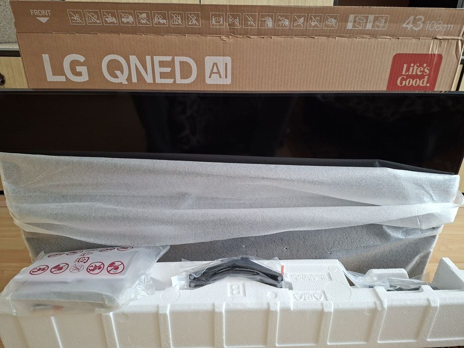 Чисто нов Телевизор LG QNED 43QNED7EA6B, 43" (108 см), Smart, 4K Ultra HD, Клас G (Модел 2025)