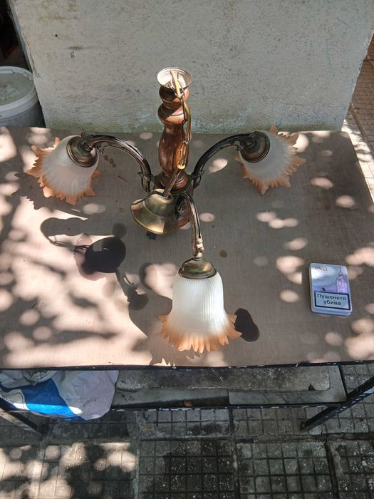 Полюлеи троика кована мед.