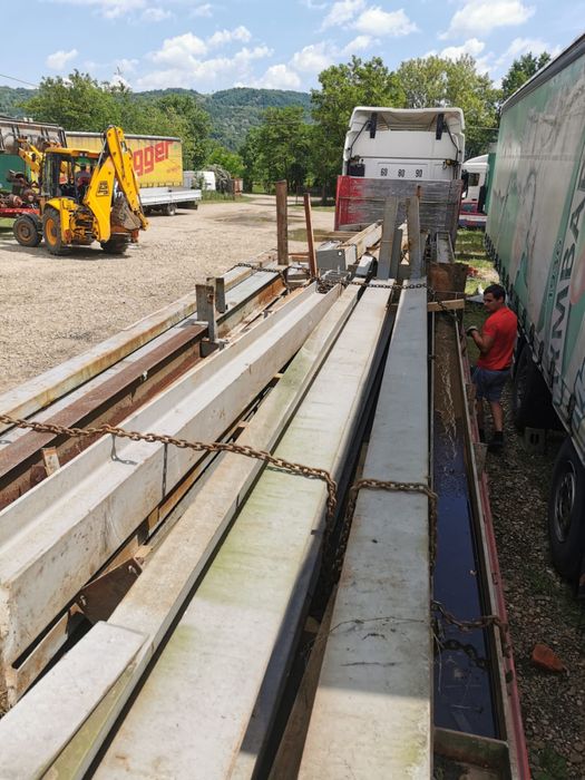 Vând structura metalică hala din fier IPE 220 și HEA 200.  7m pe 24m
