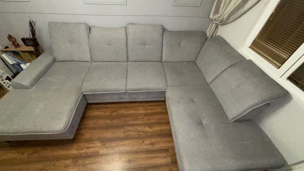 П-образен диван с гаранция