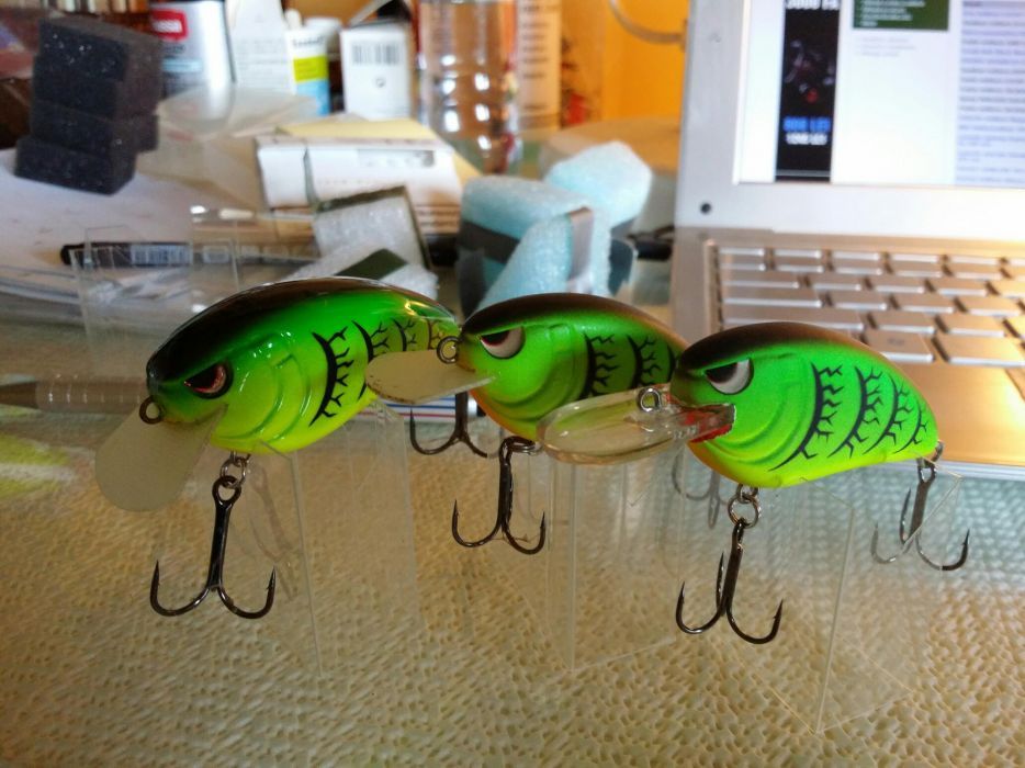 Trio voblere vobler SPRO Fat/ Little John. USA market. NOI!