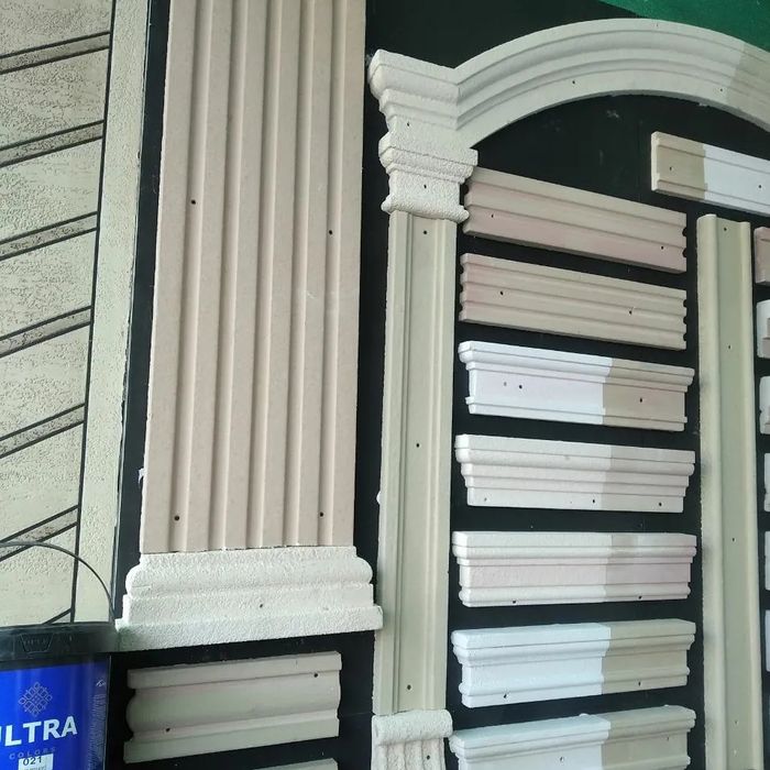 Фасадний декор из пенопласта