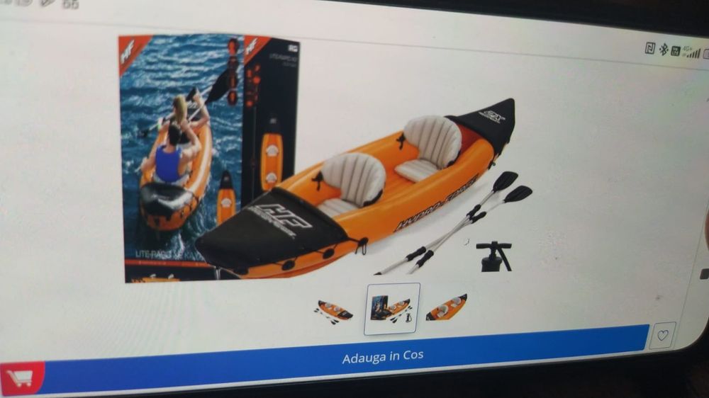 Caiact dublu gouflabil,321-88cm