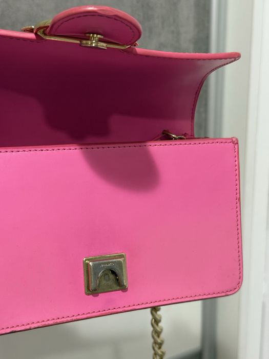 Pinko Love Bag Farfetch уникална розова чанта