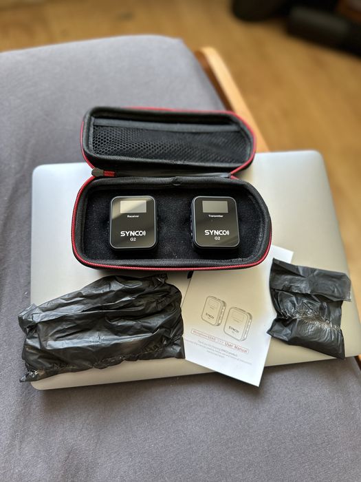 Microfon Lavalieră Wireless Synco G2(A1) – Ca NOU, folosit doar de 2 ori