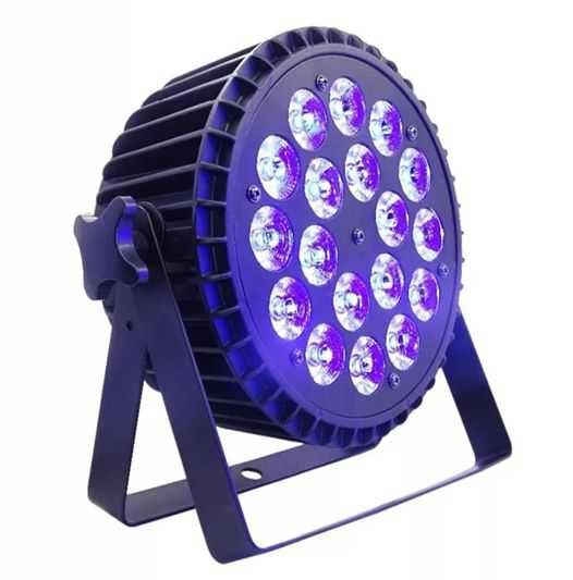 Промо! Професионален LED ПАР LP-18PRO + Профи бъбъл машина