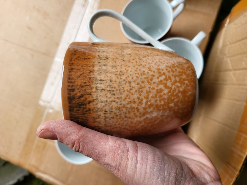 Комплект за хранене порцелан van Well Ella чинии чаши купички сервиз