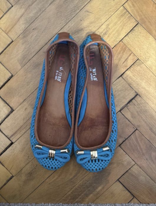 Balerini din PIELE albastri