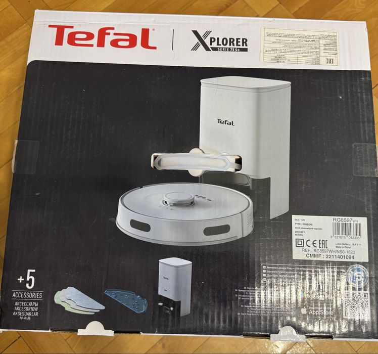 Робот-Пылесос умный Tefal X-plorer