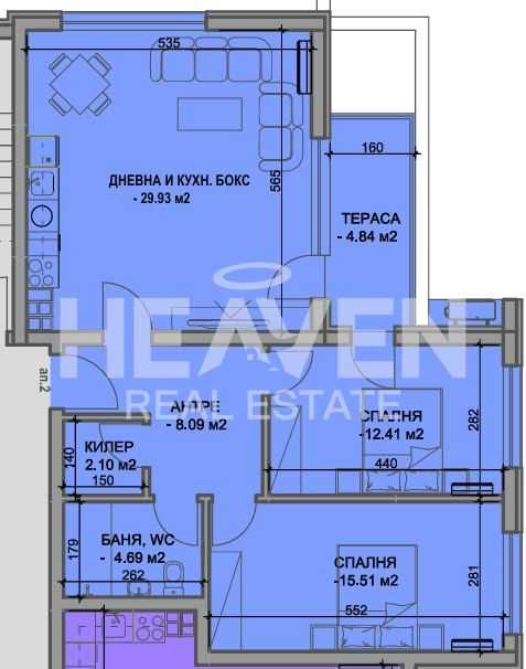 Продава се Тристаен апартамент в Пловдив, Център - 111 кв.м за 1009 €/кв.м - Снимка #1