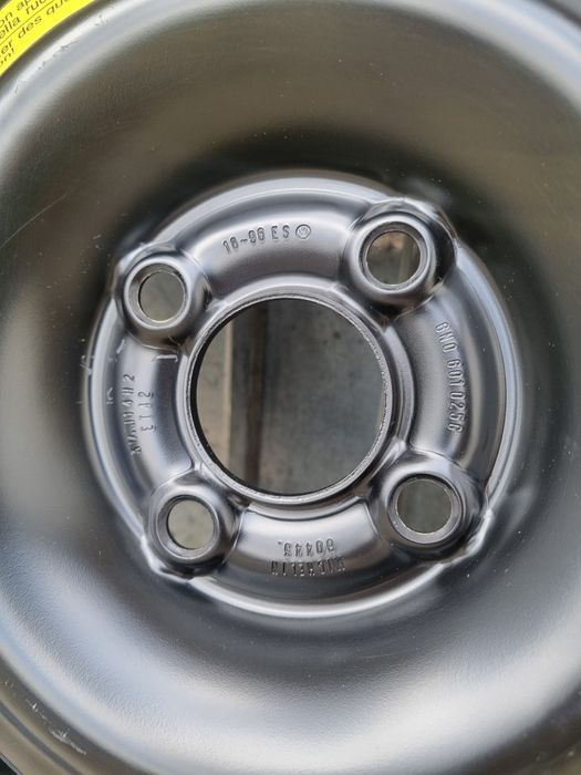 Roata de rezerva Slim R14 4x100 CB 57.1 Anvelopa T105/70/R14