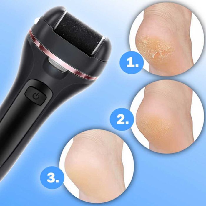 Електричска пила за крака - пълен комплект за базов педикюр