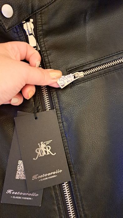 Geacă unisex imitație piele