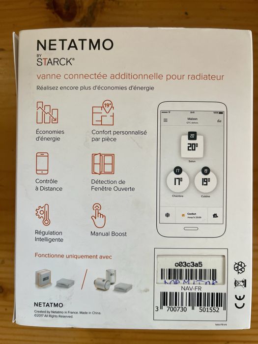 Robinet / Capete termostatice wifi Netatmo