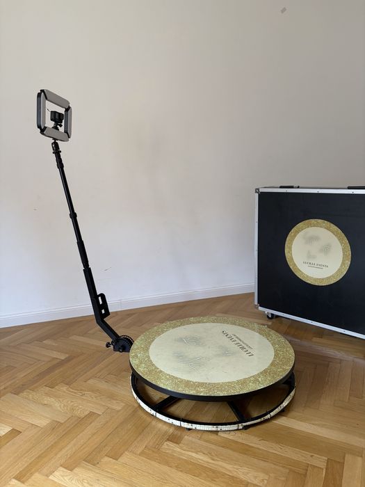 Platformă 360 Photo Booth 80 cm + GoPro – Gata de evenimente