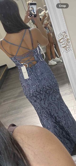 Официална рокля с пайети