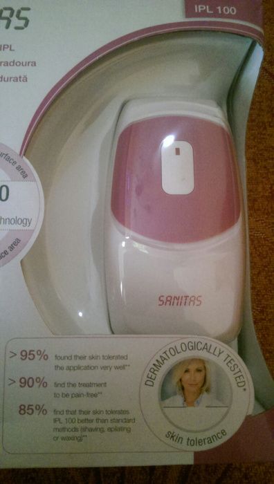 Epilator Sanitas cu IPL 100 +cadou ceas dama