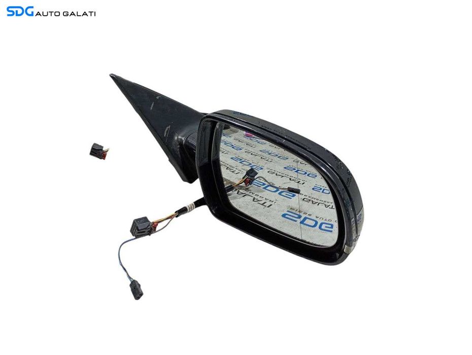 Oglinda Dreapta Electrica Rabatare Electrica Audi A4 B8 Berlina Sedan 2008 - 2012 Culoare Negru Cod 021053 [LR0893]