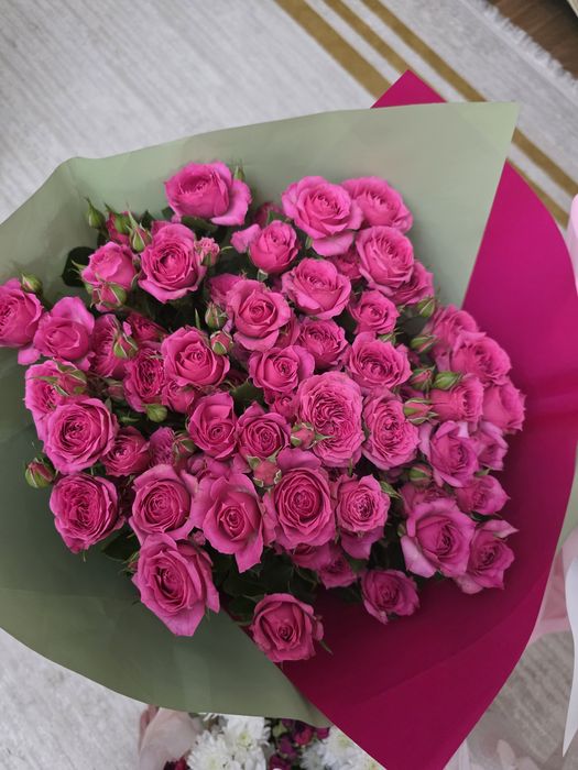 Цветы с дня рождения