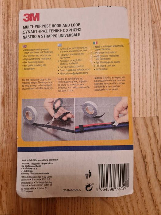Banda velcro organizare cabluri 3M