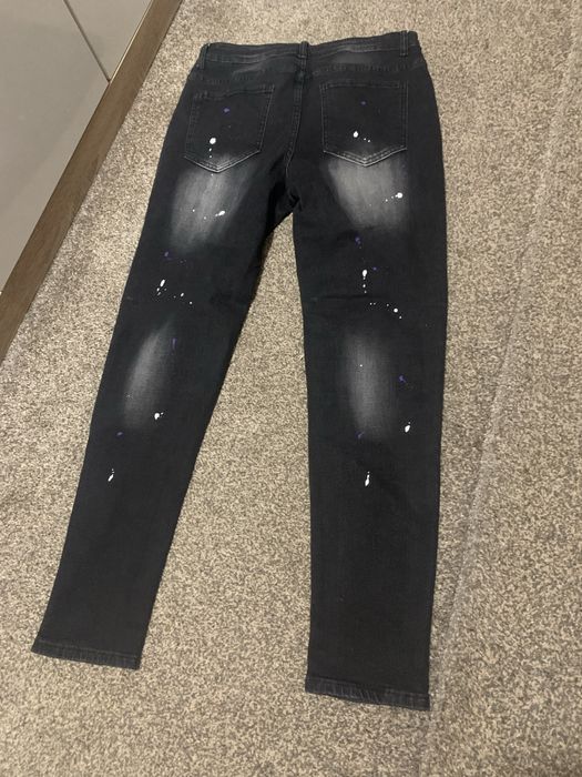 Blugi/Skinny jeans Purple Bandana