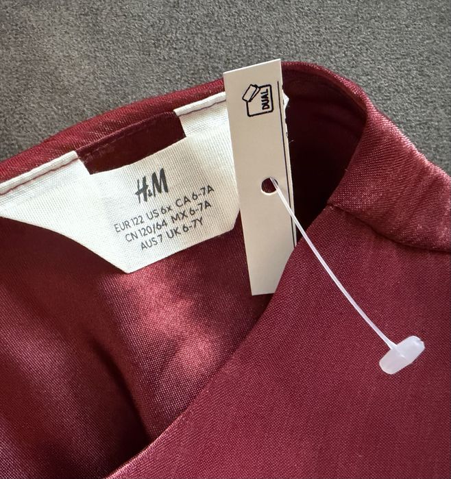 Rochita H&M eleganta din organza fetite marimea 122 noua cu eticheta