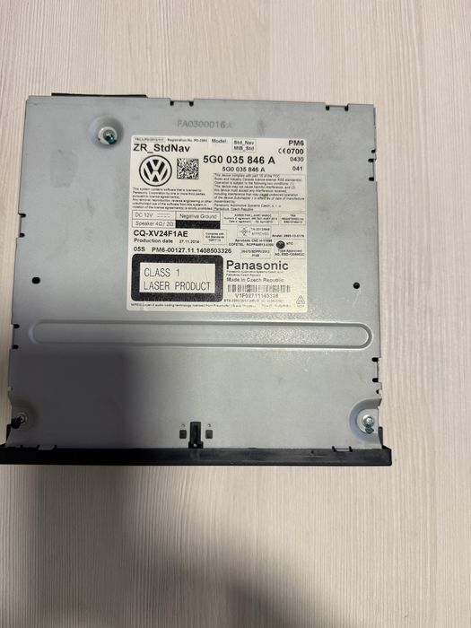 Navigație Originală VW Golf 7, Passat B8, Tiguan, Touran – Display + Unitate + Ramă