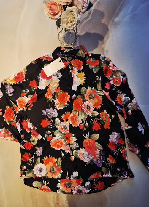 Риза на цветя " ZARA"