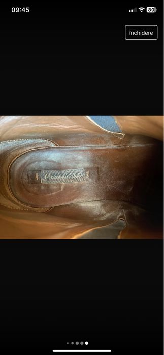 Massimo Dutti botine piele full