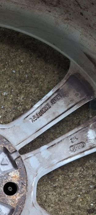 Vând 4 jante originale 7,5j-5x112- R18 - S3, compatibile A3, A4, Golf