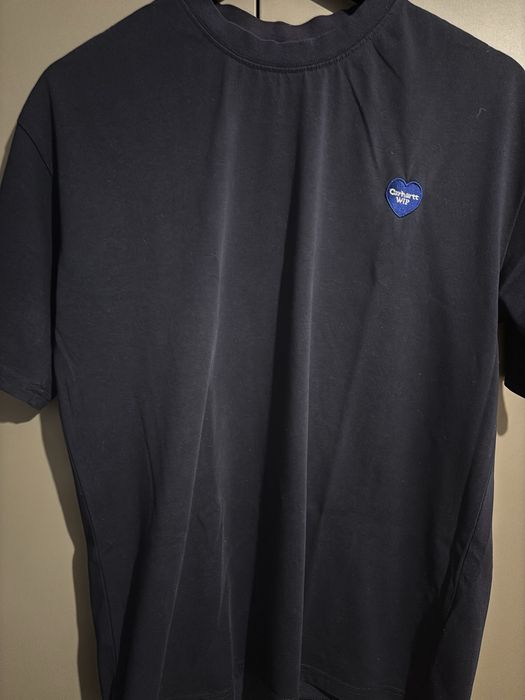 Carhartt WIP Heart Logo T-Shirt Navy XL, negociabil