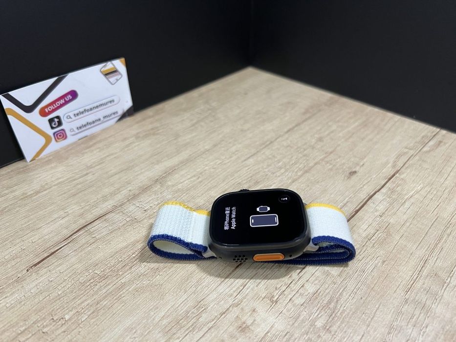 Apple Watch Ultra 3 49mm Black Titanium Second-Hand 2 ani garanție, Te