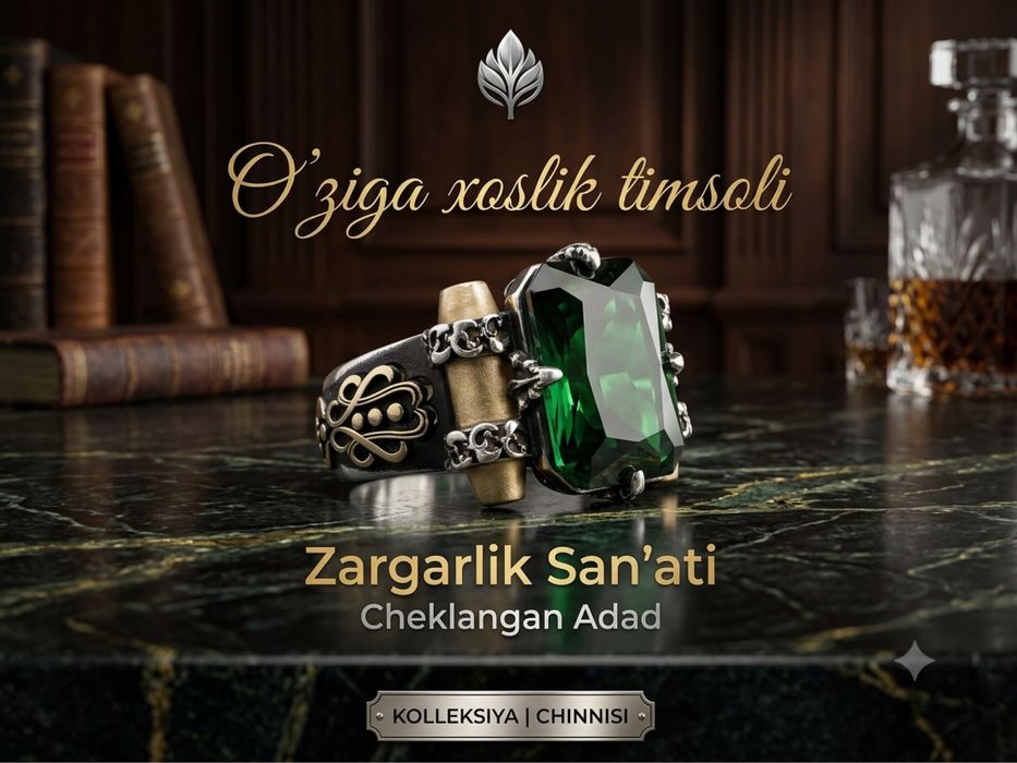 Kumush uzuk Turkiya maxsuloti