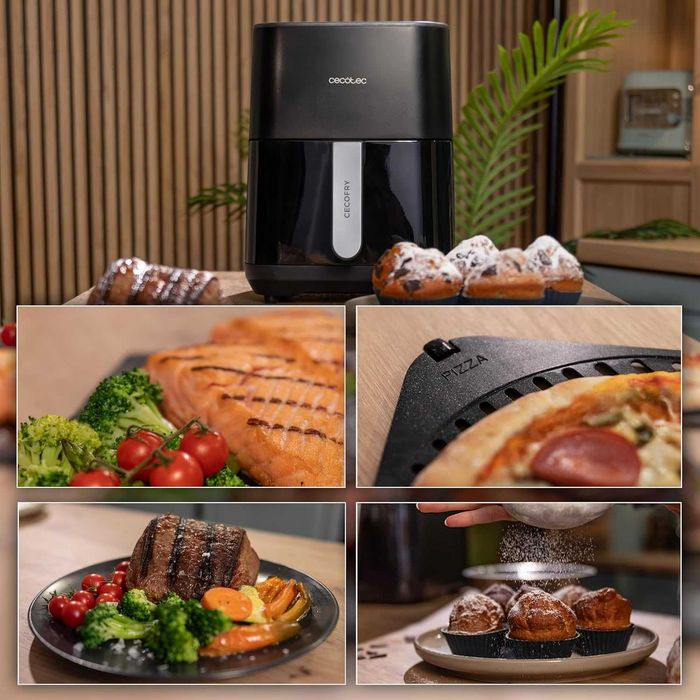 Фритюрник/Air fryer  с горещ въздух Cecotec - 4 л /грил/ 1900W