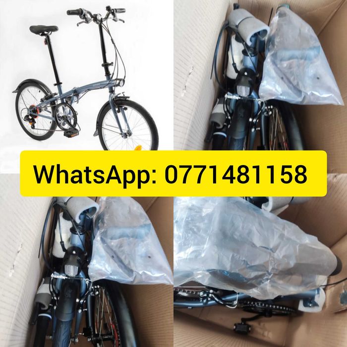 Bicicletă pliabilă BTWIN Fold 120 GRI nouă!