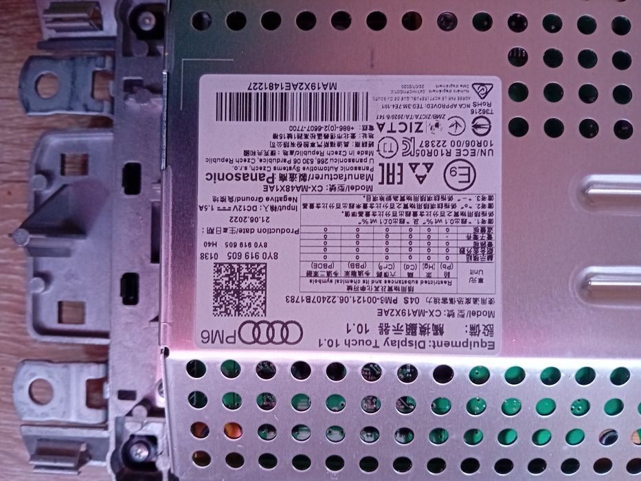 Display navigație Audi A3 an 2023 cod 8 y 0 9 1 9 6 0 5