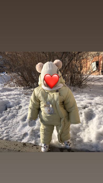 Зимний Комбенизон для девочки