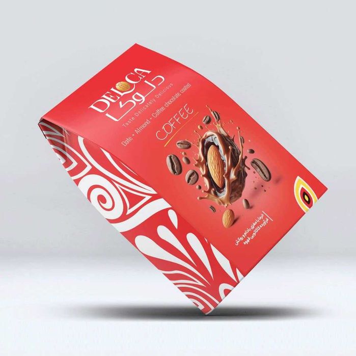 Шоколадные финики с миндалем. 250 г/ бренд DELOCA