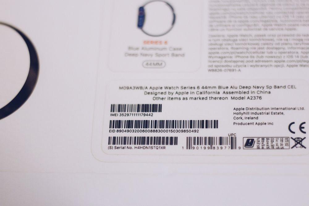 Apple Watch 6 GPS+Cellular 44MM