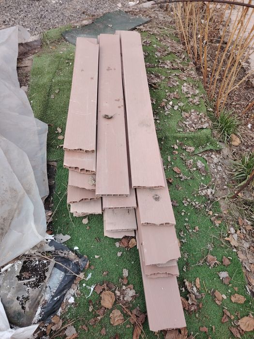 Доска террасная новая ломаная