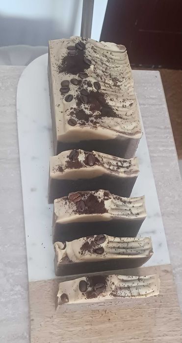 Sapun natural "100" cu cafea si cacao
