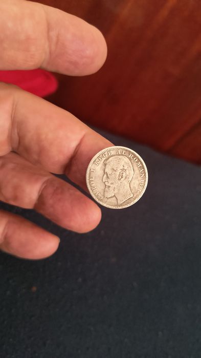 Monede argint 5 lei aniversare 1906,2 lei 1912, 2 pengo  Hungary,1 leu 1900.